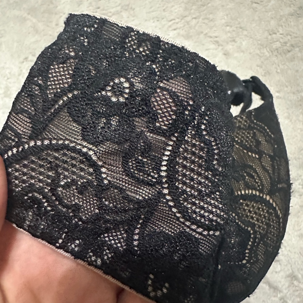 Lace Underwire maternity Bra - Black - Picture 8 of 14